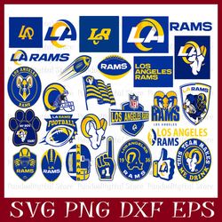 Los Angeles Rams Football Team Svg, Los Angeles Rams Svg, NFL Teams svg, NFL Svg, Png, Dxf Instant Download