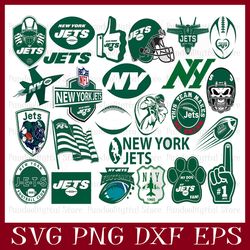 New York Jets Football Team Svg, New York Jets Svg, New York Jets Svg, Clipart Bundle, NFL teams, NFL svg, NFL logo
