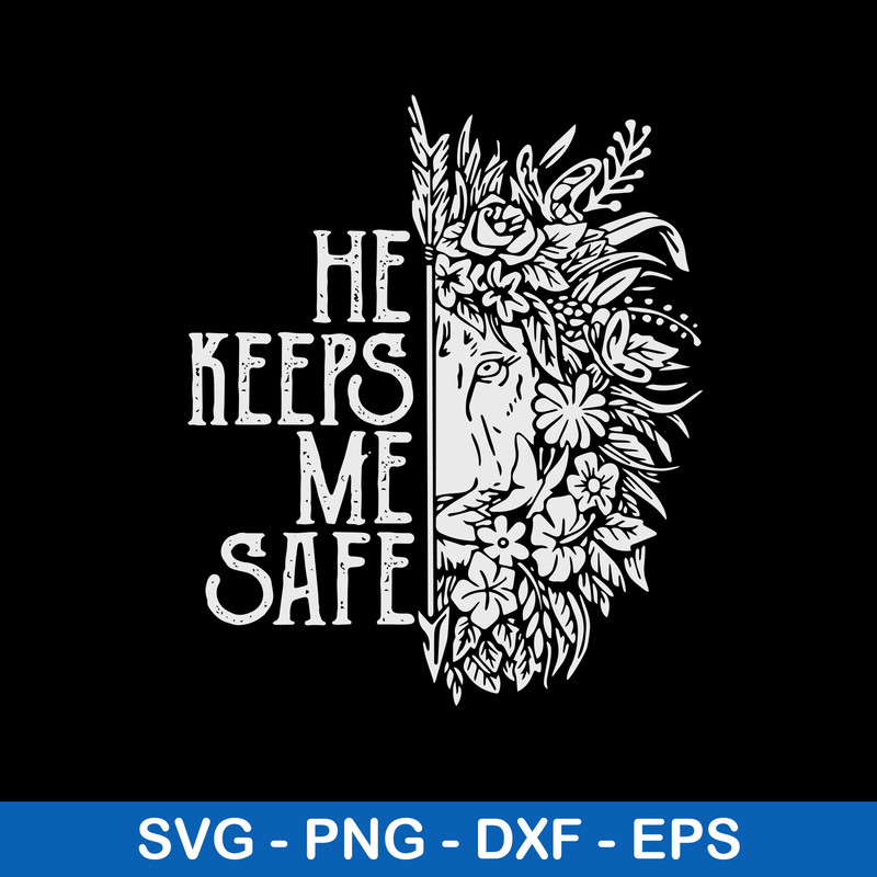 She Keeps Me Wild, He Keeps Me Safe, Gypsy Lion Svg, Png Dxf Eps File.jpeg