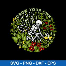 skeleton grow your own svg, png dxf eps digital file