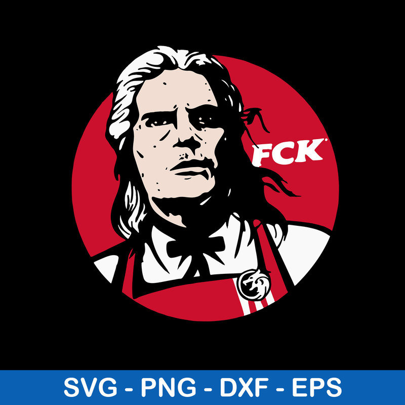 The Witcher Geralt Of Rivia Fck Kfc Svg, The Witcher Svg, Png Dxf Eps File.jpeg