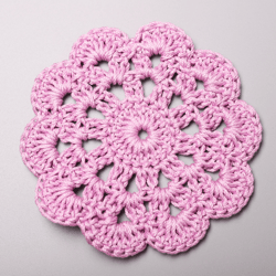 set of 4 or 6 crochet coasters in multicolored crochet round coasters small coasrers