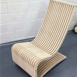 Digital Template Cnc Router Files Cnc Parametric Chair Files for Wood Laser Cut Pattern
