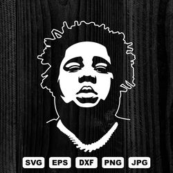 Rod Wave SVG Cutting Files, Rapper Digital Clip Art, Hip hop svg, Files for Cricut and Silhouette