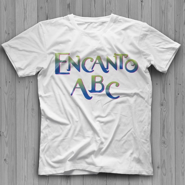 Encanto Font SVG, Encanto Font Alphabet, Encanto Font Canva, - Inspire ...