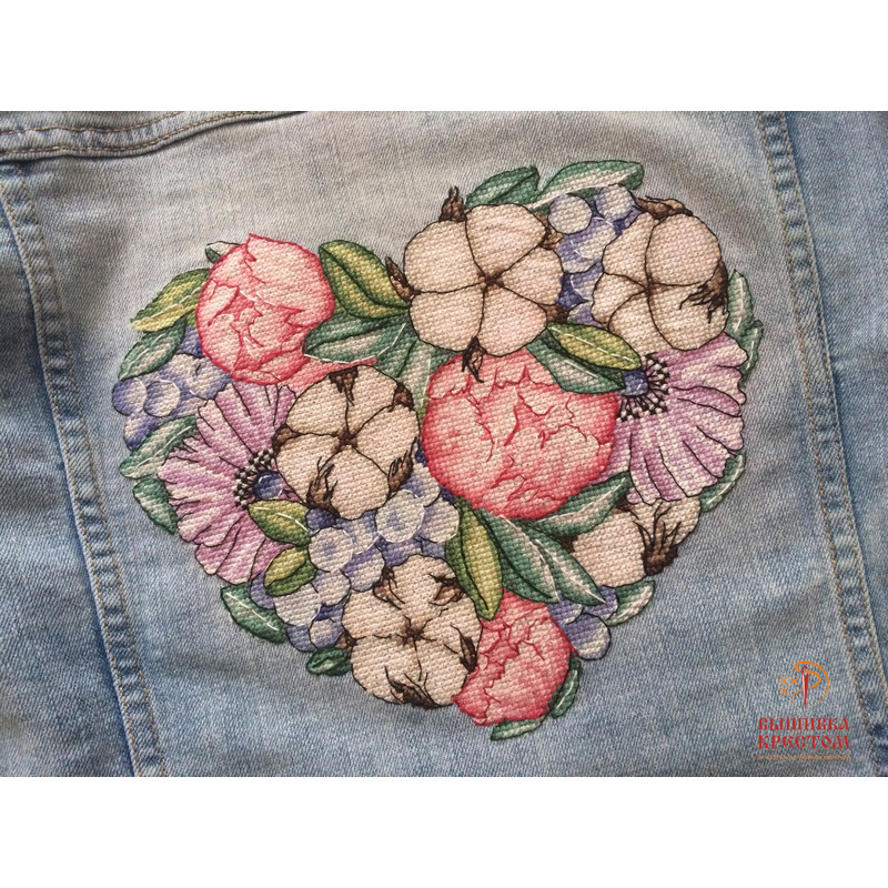 cross stitch flowers heart on shopper bag.jpg