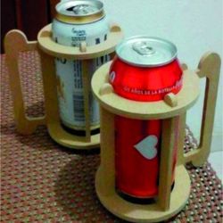 Digital Template Cnc Router Files Cnc Coca Cola Holder Files for Wood Laser Cut Pattern