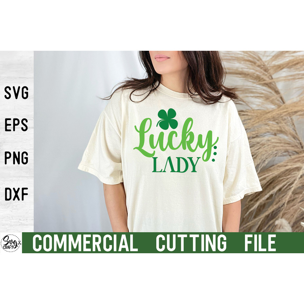 Lucky Woman St Patricks Day Quote Bundle Svg Dxf Eps Png 3.jpg