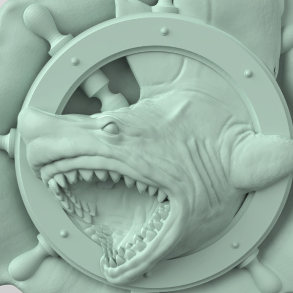 Splash shark stl cnc 3d model 3.jpg