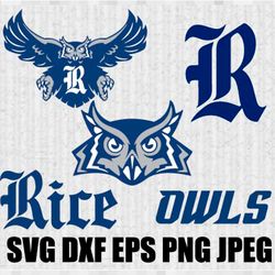 rice owls svg png jpeg  dxf digital cut vector files for silhouette studio cricut design