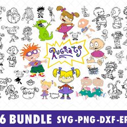 Rugrats SVG Bundle Files for Cricut, Silhouette, Rugrats SVG, Rugrats SVG Files, Rugrats SVG bundle