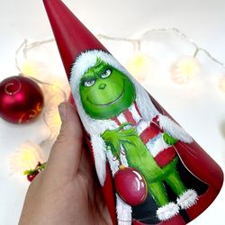 How the Grinch Stole Christmas, Hand-painted Russian Nesting Dolls Grinch Decor Set of Nesting Dolls Gift for Christma