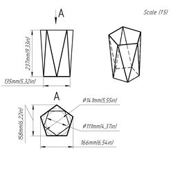 project 450. stained glass printable pattern. brillant3d