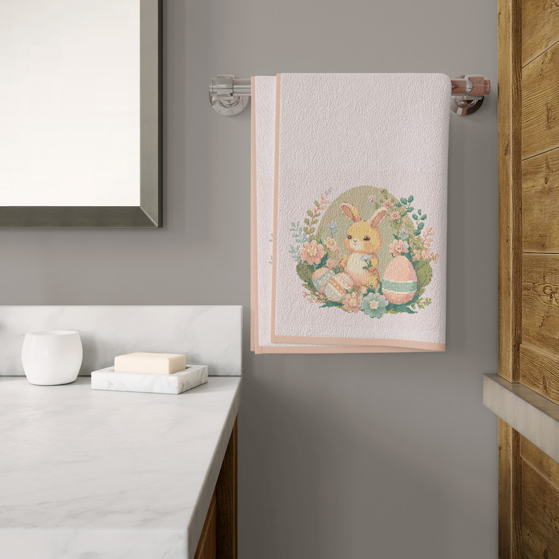 12 Baby Spring Easter bunny cross stitch digital printable A4 PDF pattern for home decor and gift.jpg