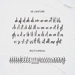 calorie – a casual signature trending fonts - digital font