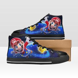 Mario Shoes, High-top Sneakers, Handmade Footwear