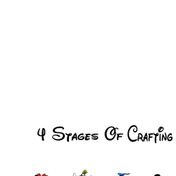 4 Stages of Crafting Mickey and Friends Cricut- SVG PNG