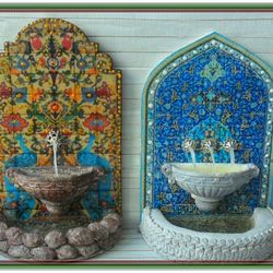 Miniature fountain. Fountain for the collection of dolls