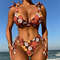 Floral Print Deep V Neck Tie Shoulder Bikini Swimsuit Thongs Beachwear Swimwear Beach Sea Summer Bathing Suits (1).jpg