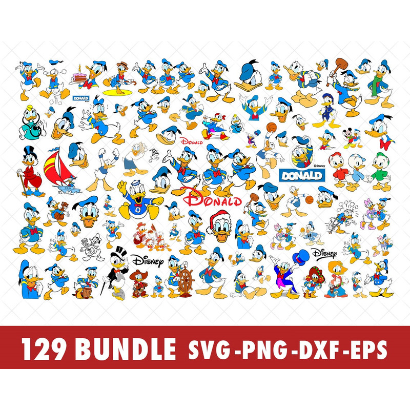Disney-Donald-Duck-SVG-Bundle-Files-for-Cricut-Silhouette-Disney-Donald-Duck-SVG-Cut-File-Disney-Donald-Duck-SVG-PNG-EPS-DXF-Files-Donald-Duck-Emojis-vector-SVG