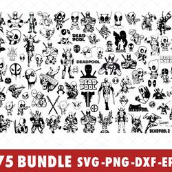 deadpool marvel svg bundle files for cricut, silhouette, deadpool marvel svg, deadpool superhero svg files, deadpool svg