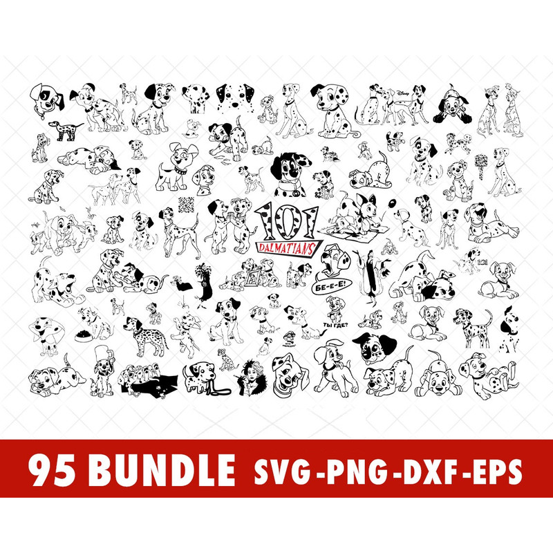 05-Disney-101-Dalmatians-Dog-SVG-Bundle-Files-for-Cricut-Silhouette-Disney-101-Dalmatians-SVG-Cut-File-Dalmatians-SVG-PNG-EPS-DXF-Files-Dalmatians-spots-puppy-d