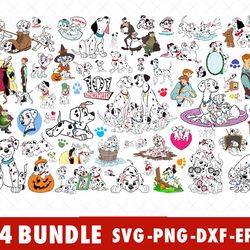 disney 101 dalmatians svg bundle files for cricut, silhouette, 101 dalmatians dog svg, 101 dalmatians svg files