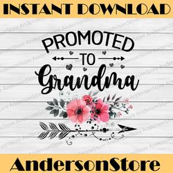 promoted to grandma 2022 funny new grandma mothers day mother day png, happy mother's day sublimation design