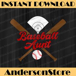 baseball aunt softball mama mother's day png, happy mother's day sublimation design