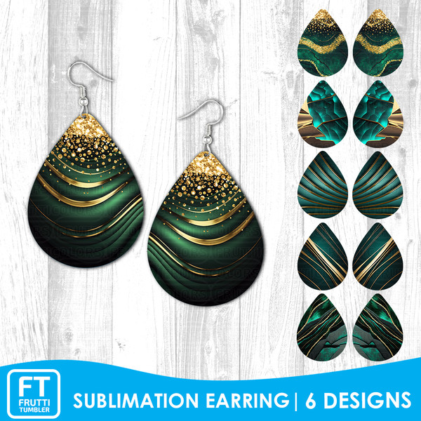 green-teardrop-earring-sublimation-design-teal-gold-marble-gem-1.jpg