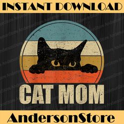 cat mom, cat mother, mother's day cat happy mother's day png sublimation design
