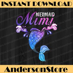 mermaid mimi mermaid birthday party mother's day happy mother's day png sublimation design