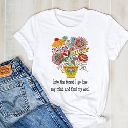my mind and find my soul flower mandala shirt, yoga silhouette shirt, yoga tee, namaste yoga shirt