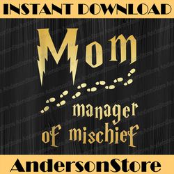 Magical Mom, Manager of Mischief Happy Mother's Day PNG Sublimation Design