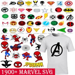 1900 marvel mega bundle svg, superhero friends svg bundle cut file, avenger svg cut file