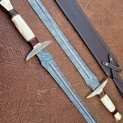 Handmade Damascus Swords, Battle Ready Damascus Steel Sword