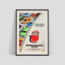 Ferris Bueller's Day Off - Vintage movie poster, 1986