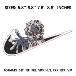 nike rui embroidery design file/ kimetsu no yaiba anime embroidery design/ machine  design pes dst. demon slayer