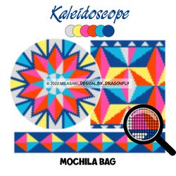 CROCHET PATTERN / Wayuu mochila bag / Tapestry Crochet bag / Kaleidoscope 772