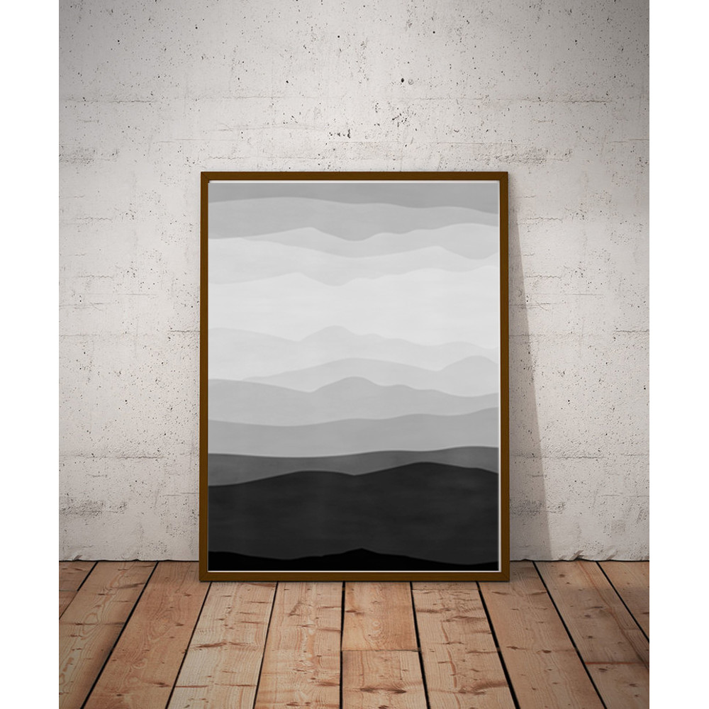 black and white triptych abstract mountain download