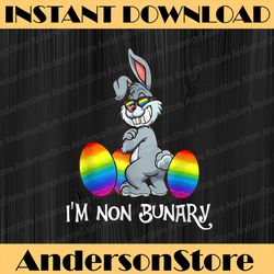 non binary easter bunny lgbt gay pride lgbtg nonbinary lgbt month png sublimation design