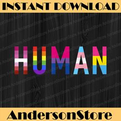 human with lesbian, gay, ni, transgender and pan flag lgbt month png sublimation design