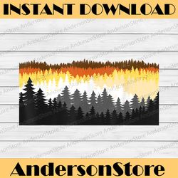lgbtq bear for gay pride month - forest tree gay bear lgbt month png sublimation design