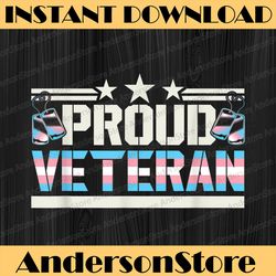 proud trans veteran transgender lgbt retired military army lgbt month png sublimation design