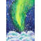 Aurorra Borealis Watercolor Painting ACEO No Frame.jpg