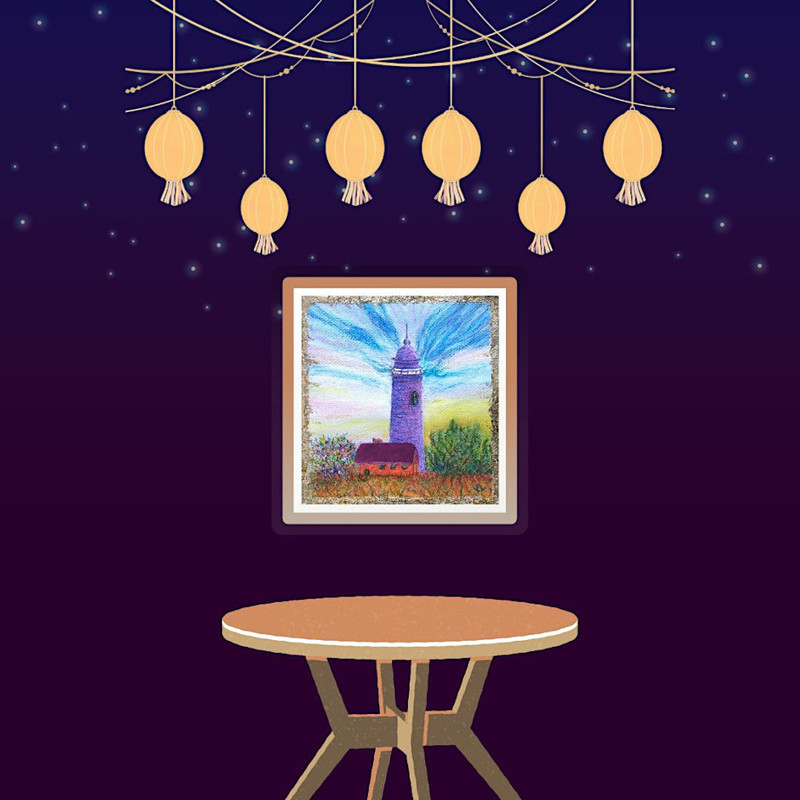 Lighthouse by the Sea in Interior_ Impressionism.jpg