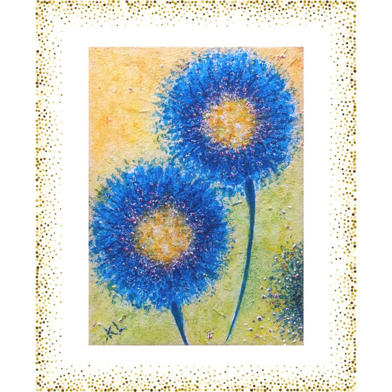 Fairy Tale Flowers Golden Framejpg