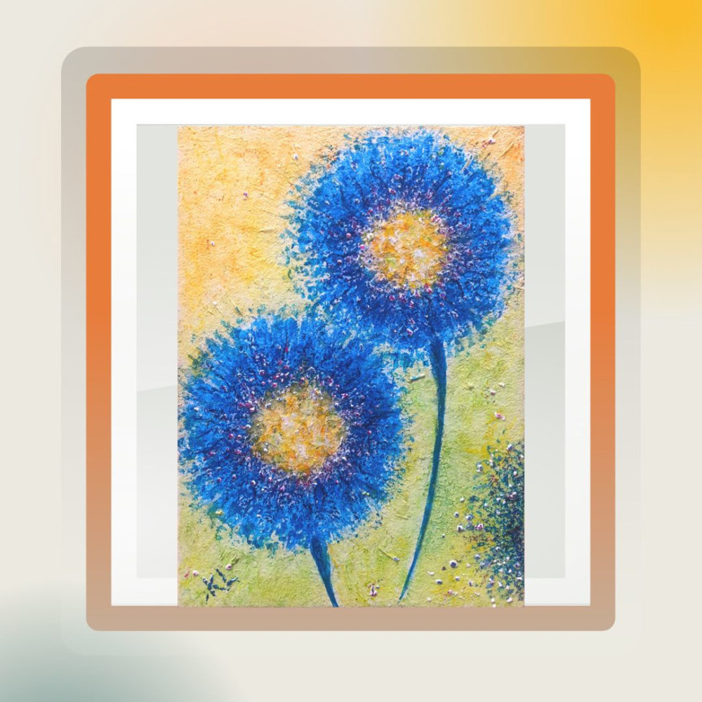 Fairy Tale Flowers Square Framejpg