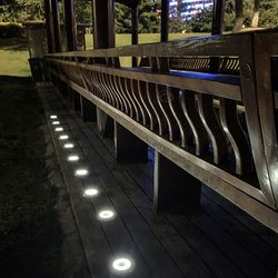 led outdoor solar powered ground light waterproof garden