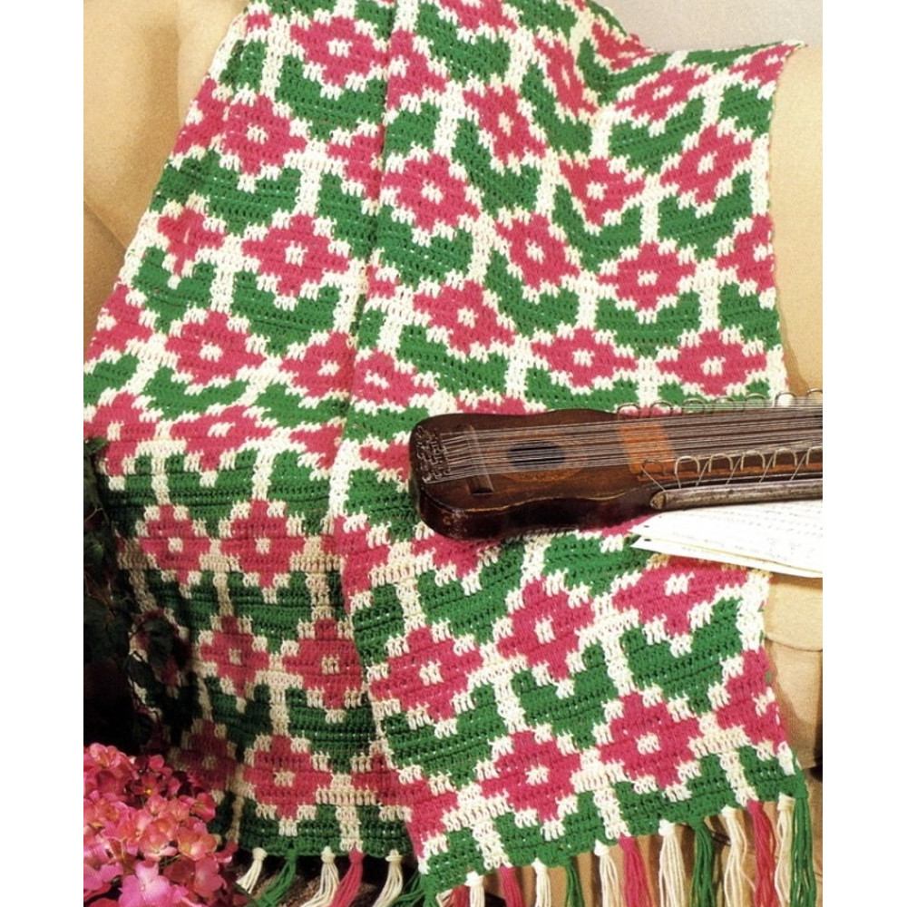 vintage crochet afghan pattern